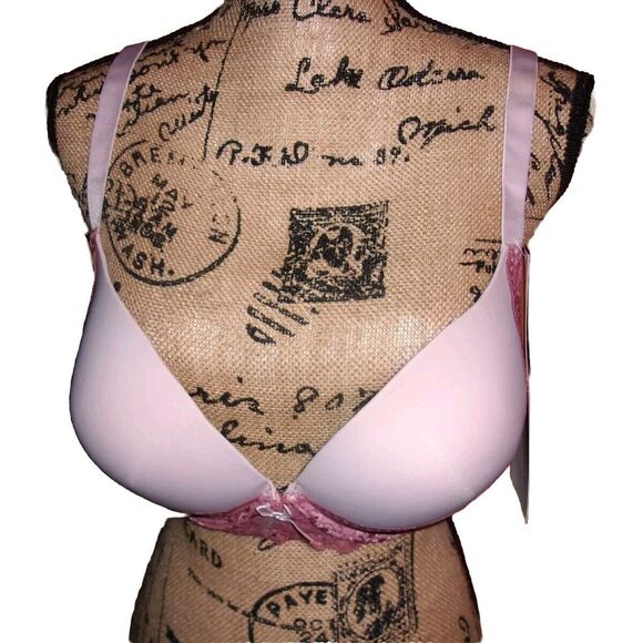 Youmita Pixie Dust Floral Lace Overlay Plunge 36D Bra NWT - Picture 1 of 7